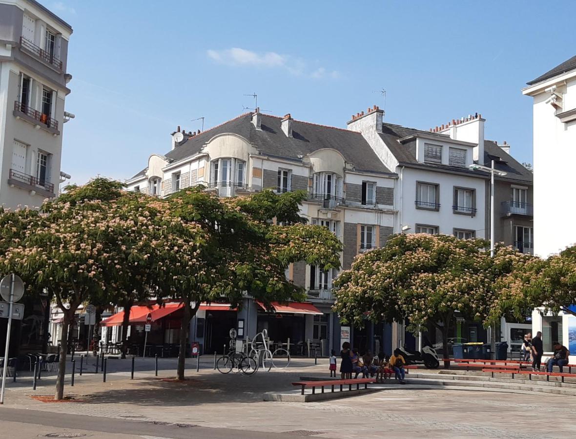 Residence Appart Centre Ville Lorient Calme Garage Экстерьер фото